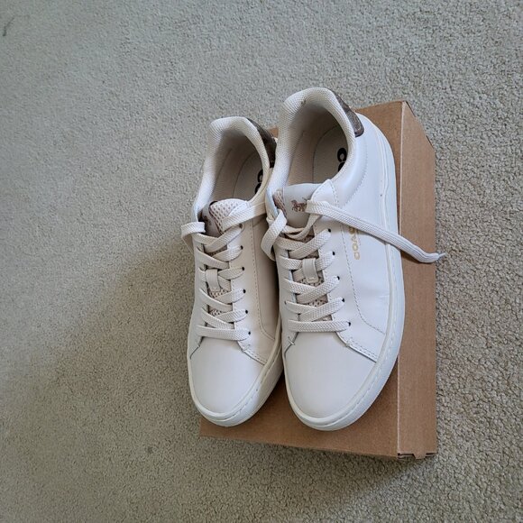 Coach Canvas Leather Low Top Sneaker - Picture 2 of 6
